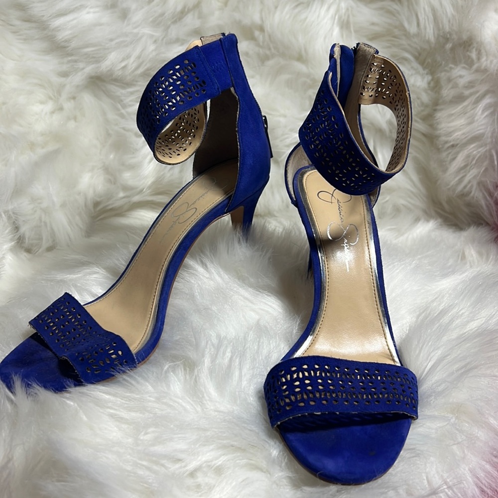 Jessica Simpson Cobalt Blue Heels